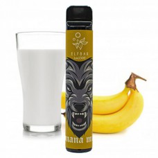 Elf Bar 1500 - Banana Milk (Банановое молоко) - одноразовая POD-система - фото, цена, купить, Украина, Киев.