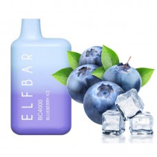 Elf Bar BC4000 - Blueberry Ice (Черника со льдом) - одноразовая POD - система на 4000 затяжек - фото, цена, купить, Украина, Киев.