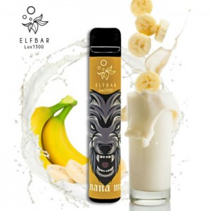 image 1 Elf Bar Lux 1500 - Banana Milk (Банан з молоком) - одноразова POD-система 