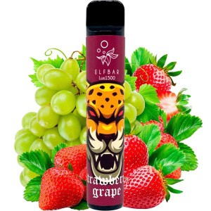 image 1 Elf Bar Lux 1500 - Strawberry Grape (Полуниця з Виноградом) - одноразова POD-система 