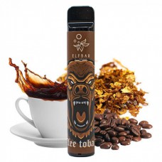 Elf Bar Lux 1500 - Coffee Tobacco (Кава Табак) - одноразова POD-система  - фото, ціна, купити, Україна, Київ.