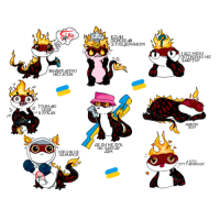 Стікерпак Cаламандра 