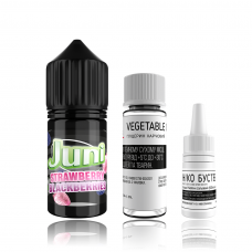 Готовый набор Juni SILVER ICE Strawberry Blackberries (Клубника Ежевика) 30 мл - фото, цена, купить, Украина, Киев.