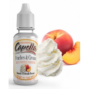 image 1 Ароматизатор Capella Peaches and Cream - Персик з вершками