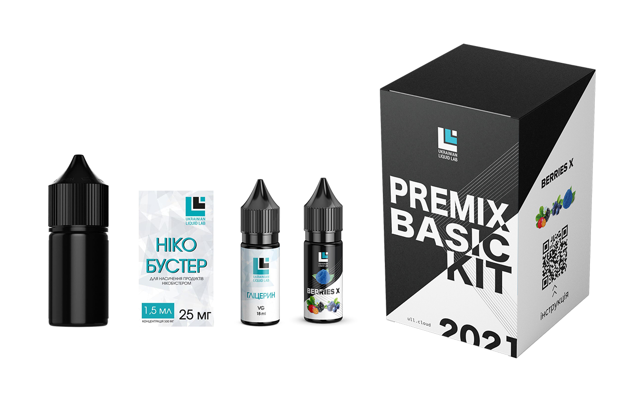 Набір Premix Basic Kit Berries X - 30 мл Salt фото 2